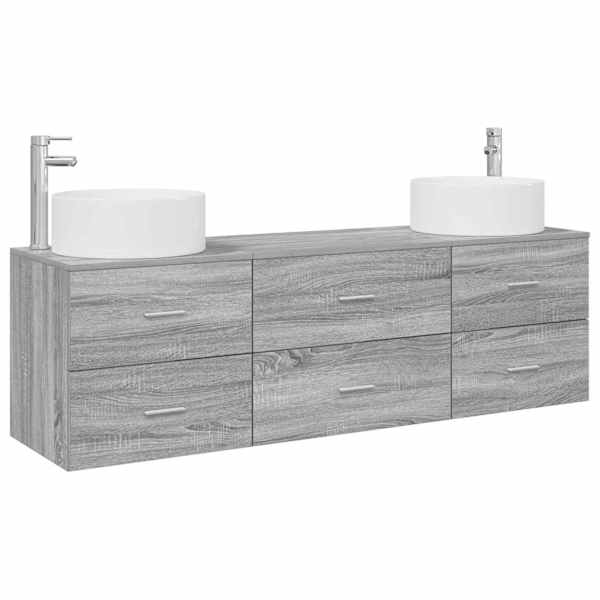 Vannitoa mööbleset 3 tk Hall Sonoma 49,5 × 44,5 × 65,5 cm