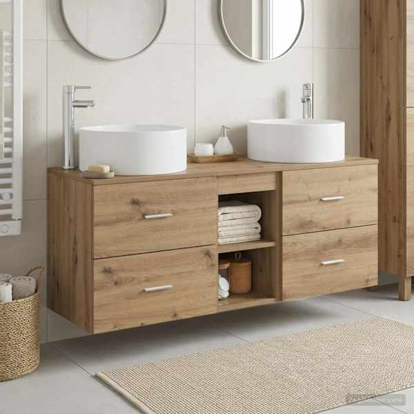 Vannitoa mööbleset 3 tk Artisan tamm 49,5 × 44,5 × 65,5 cm