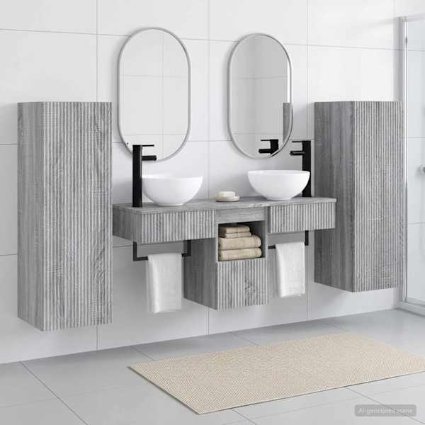 Vannitoa mööbleset 5 tk Hall Sonoma 33 × 34,5 × 100 cm