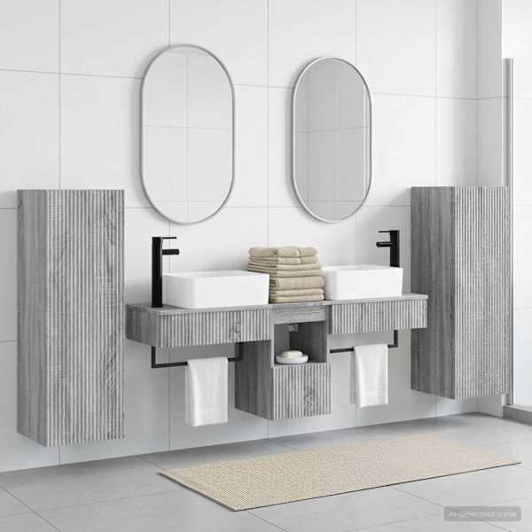 Vannitoa mööbleset 5 tk Hall Sonoma 33 × 34,5 × 100 cm