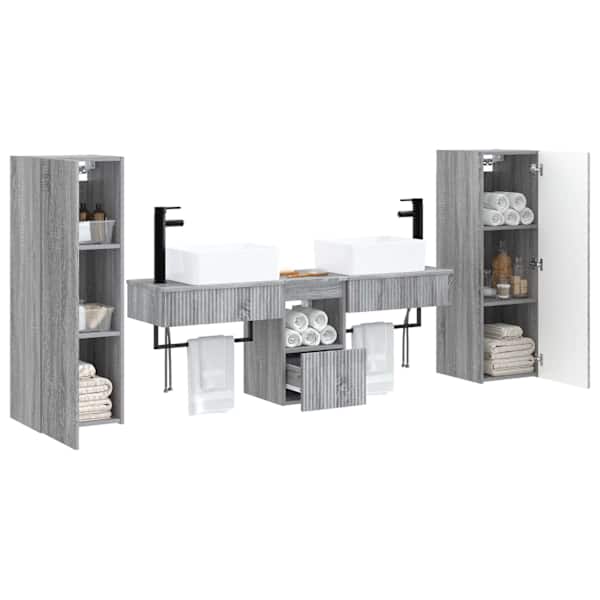 Vannitoa mööbleset 5 tk Hall Sonoma 33 × 34,5 × 100 cm