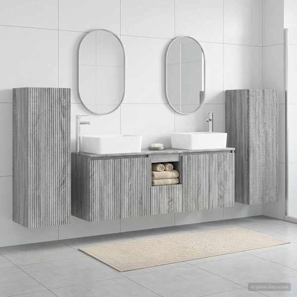 Vannitoa mööbleset 5 tk Hall Sonoma 33 × 34,5 × 100 cm