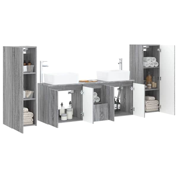 Vannitoa mööbleset 5 tk Hall Sonoma 33 × 34,5 × 100 cm