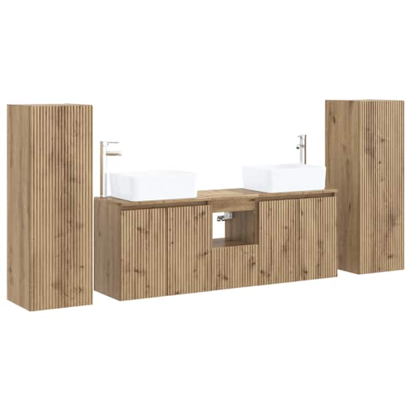 Vannitoa mööbleset 5 tk Artisan tamm 33 × 34,5 × 100 cm