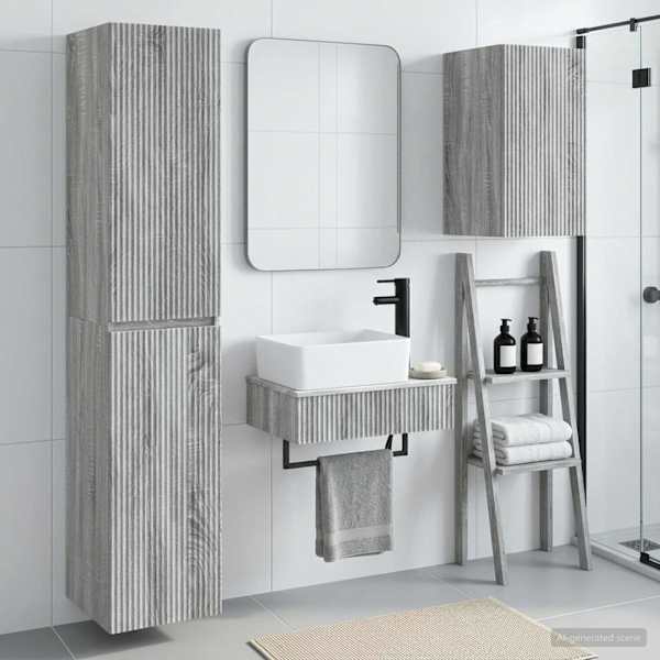 Vannitoa mööbleset 3 tk Hall Sonoma 33 × 34,5 × 160 cm