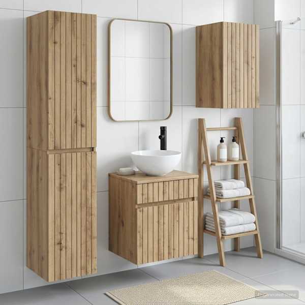 Vannitoa mööbleset 3 tk Artisan tamm 33 × 34,5 × 160 cm