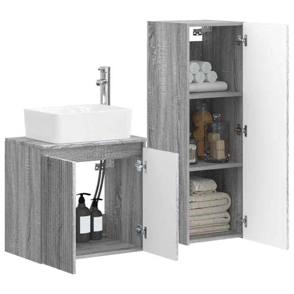 Vannitoa mööbleset 2 tk Hall Sonoma 33 × 34,5 × 100 cm