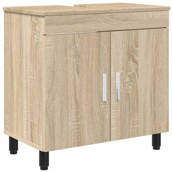 Vannitoa peegelkapid Sonoma tamm 60 × 35 × 60 cm Tehispuit