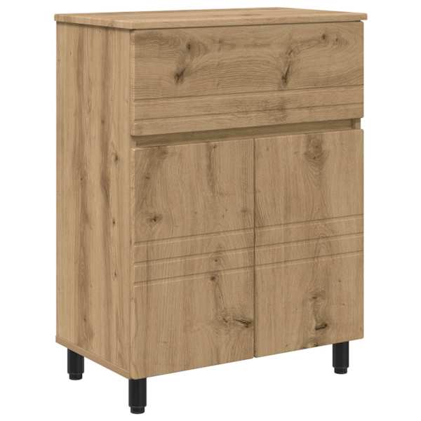 Vannitoa peegelkapid Artisan tamm 60 × 35 × 80 cm Tehispuit