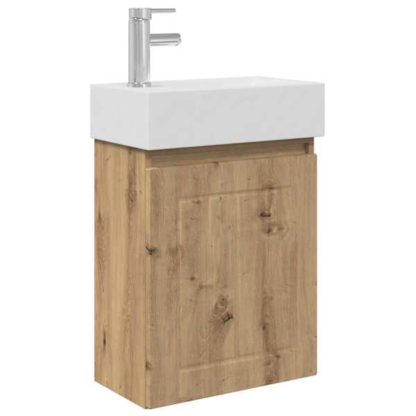 Vannitoa vanity üksus koos segistiga Artisan tamm