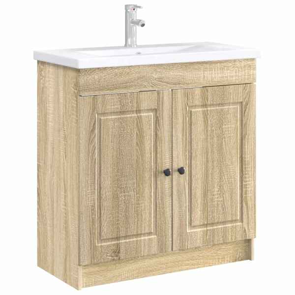 Vannitoa all oleva kraani kapp Sonoma tamm 56 × 37,5 × 81 cm