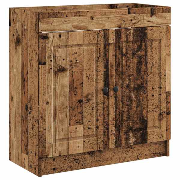 Vannitoa all oleva kraani kapp Vana puit 56 × 37,5 × 81 cm