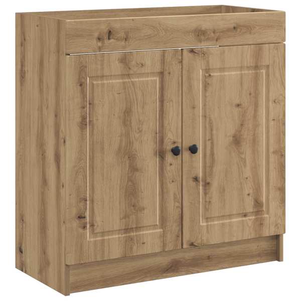 Vannitoa all oleva kraani kapp Artisan tamm 78,5 × 37,5 × 81 cm