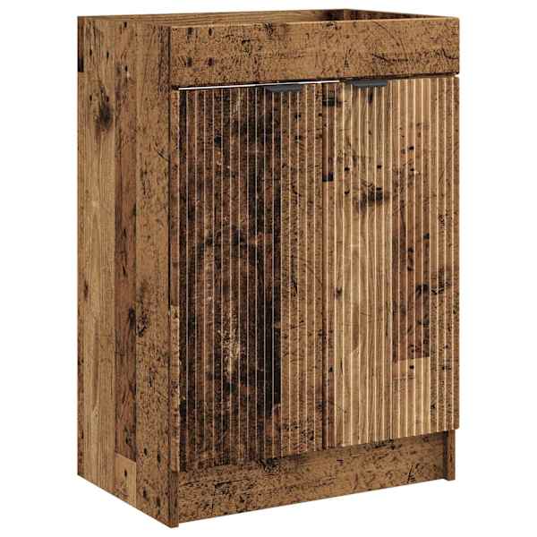 Vannitoa all oleva kraani kapp Vana puit 56 × 37,5 × 81 cm