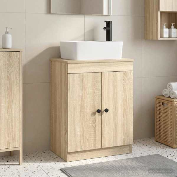 Vannitoa kraanikauss Sonoma tamm 54 × 35 × 83 cm Tehispuit