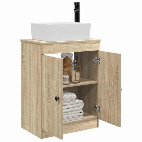 Vannitoa kraanikauss Sonoma tamm 54 × 35 × 83 cm Tehispuit