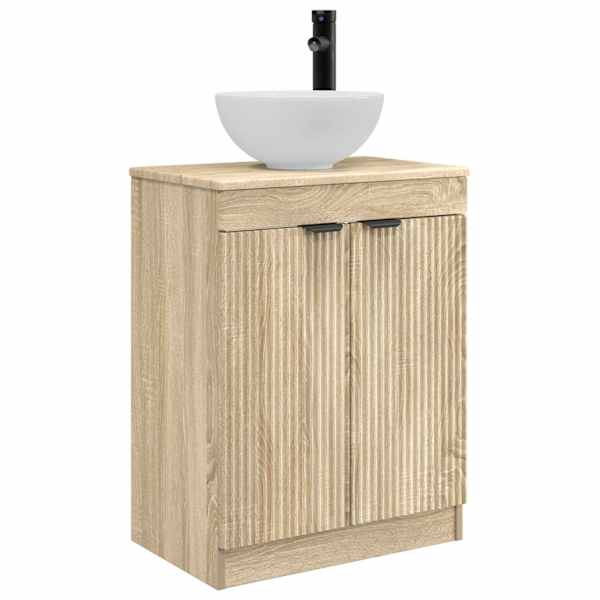 Vannitoa kraanikauss Sonoma tamm 54 × 35 × 83 cm Tehispuit