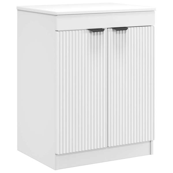 Vannitoa kapp Valge 54 × 41 × 70 cm Tehispuit