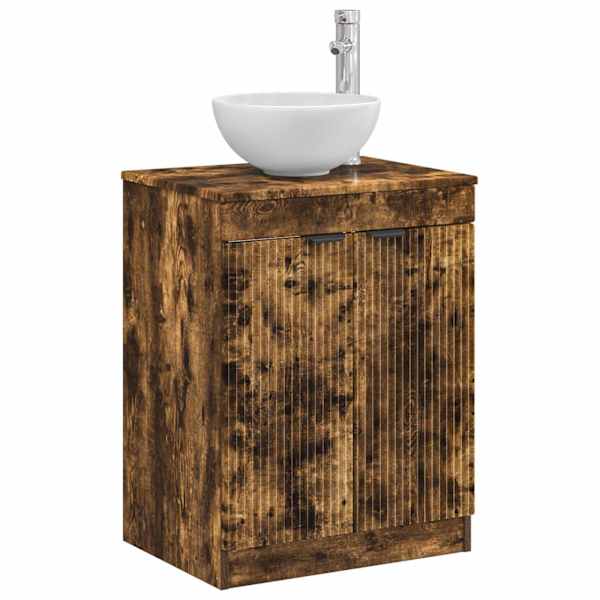 Vannitoa kapp Suitsutatud tamm 54 × 41 × 70 cm Tehispuit