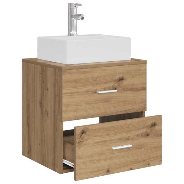 Seinale paigaldatav kraanikaussi kapike Artisan tamm