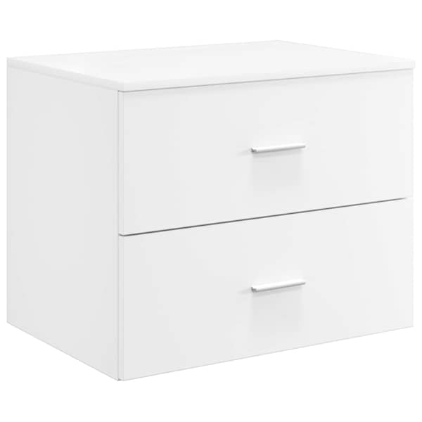 Seinale kinnitatav vannitoo kapp Valge 62,5 × 44,5 × 50 cm
