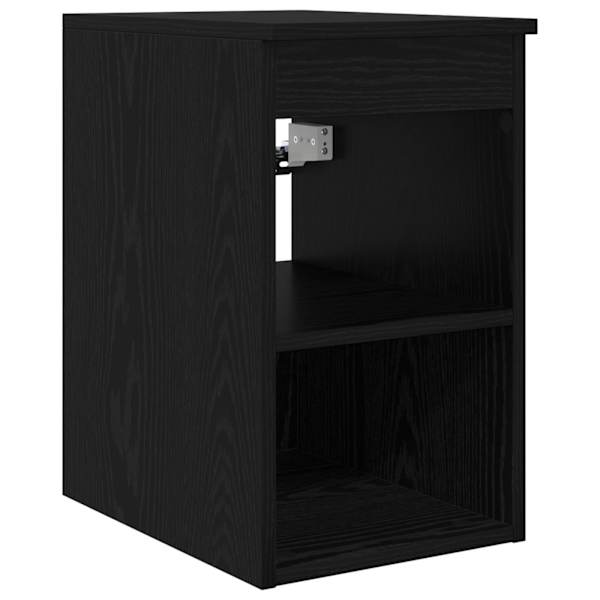 Vannitoakapp Vahepealne Must tamm 30 × 35 × 50 cm Tehispuit