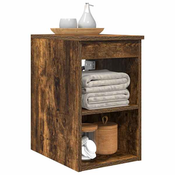 Vannitoakapp Vahepealne Suitsutatud tamm 30 × 35 × 50 cm