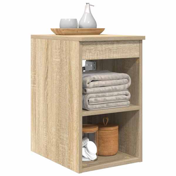 Vannitoa kapp Sonoma tamm 30 × 44,5 × 50 cm Tehispuit