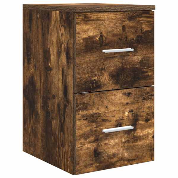 Vannitoakapp Vahepealne Suitsutatud tamm 30 × 35 × 50 cm