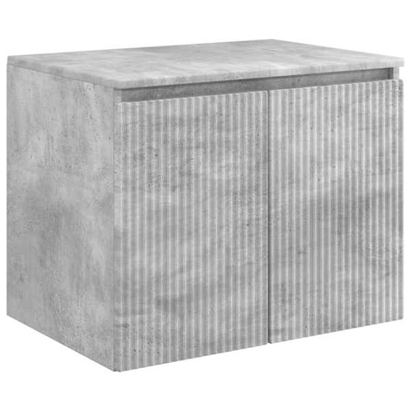 Seinale kinnitatav vannitoikapp Betoonhall 62,5 × 44,5 × 50 cm