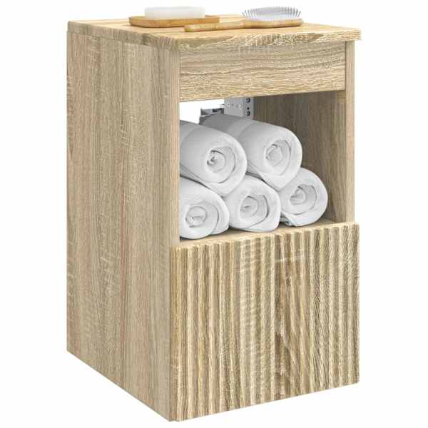 Vannitoa kapp Sonoma tamm 30 × 41 × 50 cm Tehispuit