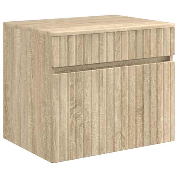 Seinale kinnitatav vannitoikapp Sonoma tamm 59 × 44,5 × 50 cm
