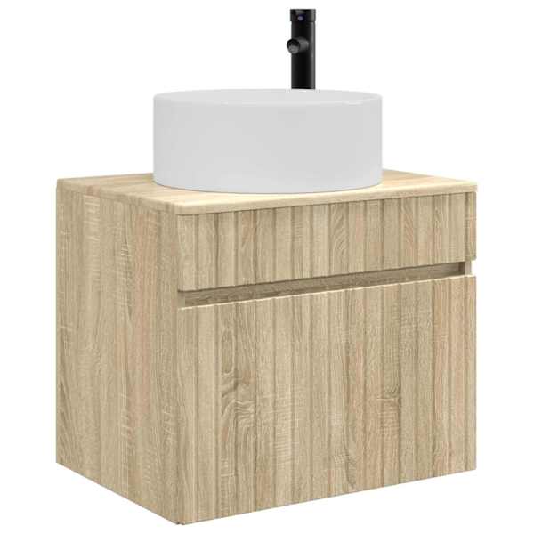 Seinale kinnitatav vannitoikapp Sonoma tamm 59 × 44,5 × 50 cm