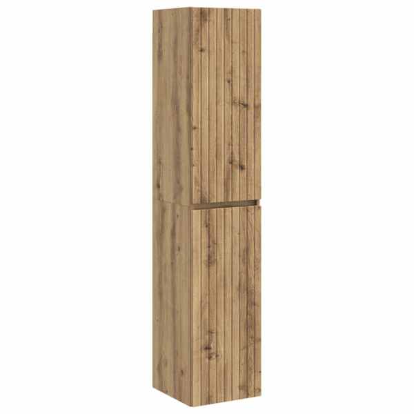 Seinale kinnitatav vannitoikapp Artisan tamm 33 × 34,5 × 160 cm