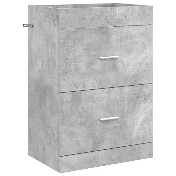 Vannitoa all oleva kraani kapp Betoonhall 56 × 37,5 × 81 cm