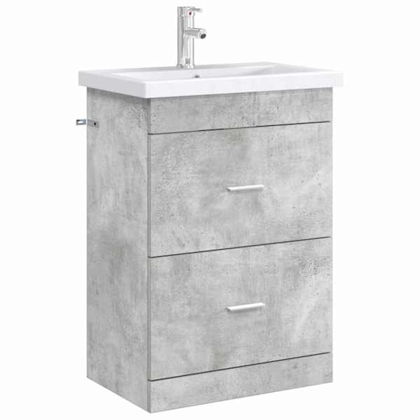 Vannitoa all oleva kraani kapp Betoonhall 56 × 37,5 × 81 cm