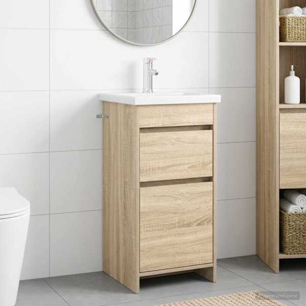 Vannitoa kraanikauss Sonoma tamm 42 × 40 × 84,5 cm Tehispuit