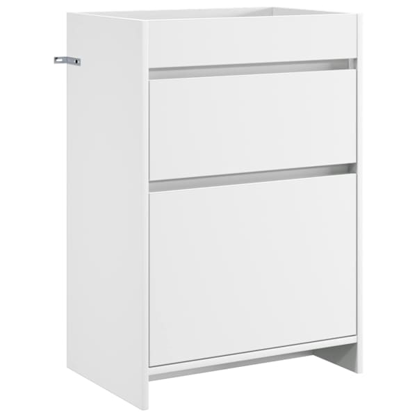 Vannitoa all oleva kraani kapp Valge 56 × 37,5 × 81 cm