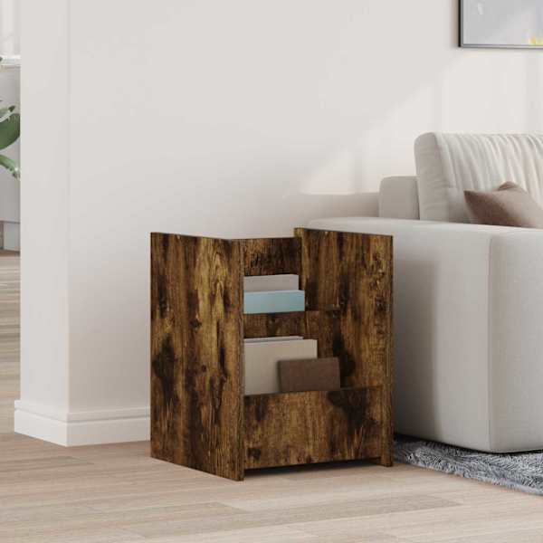 Ajakirja riiul Suitsetatud tamm 35 × 35 × 45 cm Tehispuit