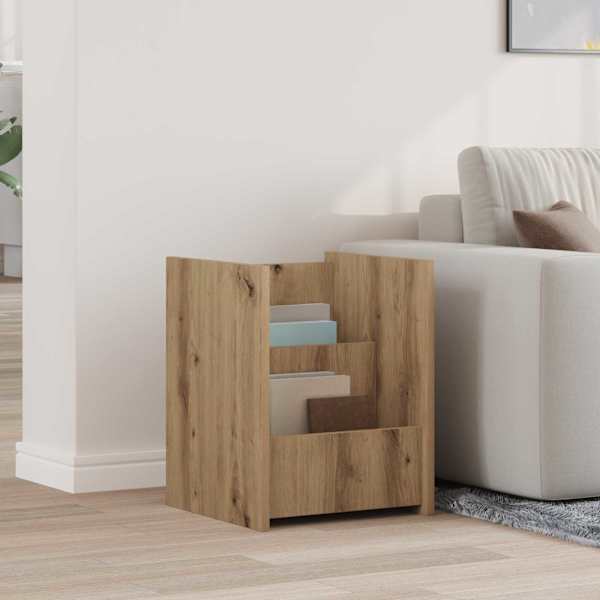 Ajakirja riiul riiuliga Käsitööpuu 35 × 35 × 45 cm Tehispuit