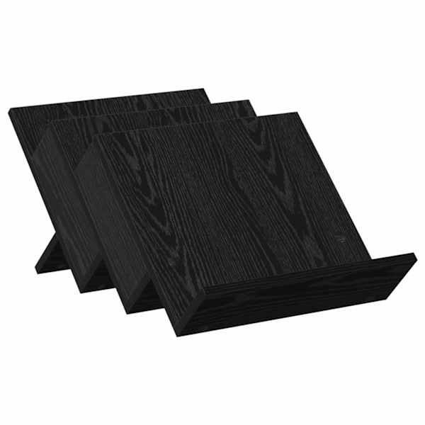 Ajakirja riiul riiuliga Must tamm 53 × 40 × 28,5 cm Tehispuit