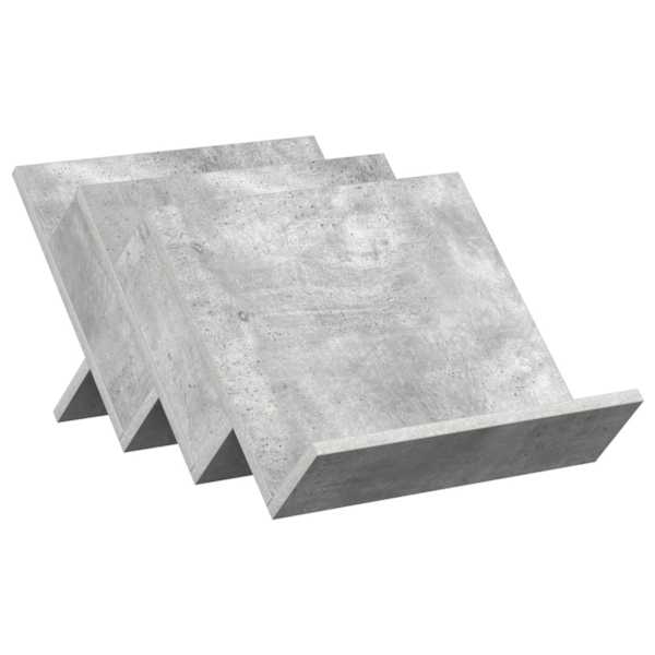 Ajakirja riiul riiuliga Betoonhall 53 × 40 × 28,5 cm Tehispuit