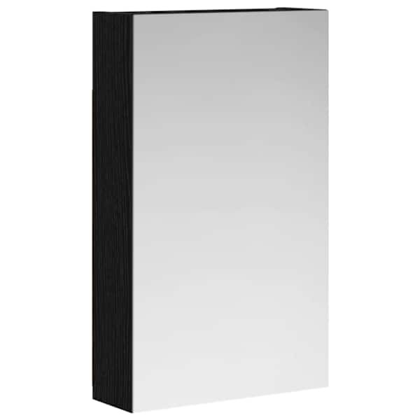 Vannitoa peeglikapp Must tamm 30 × 10,5 × 50 cm Tehispuit