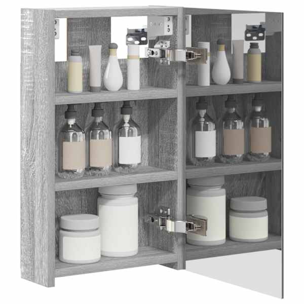 Vannitoa peeglikapp Hall Sonoma 30 × 10,5 × 50 cm Tehispuit