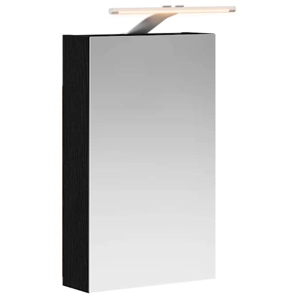 Vannitoa peeglikapp Must tamm 30 × 10,5 × 50 cm Tehispuit