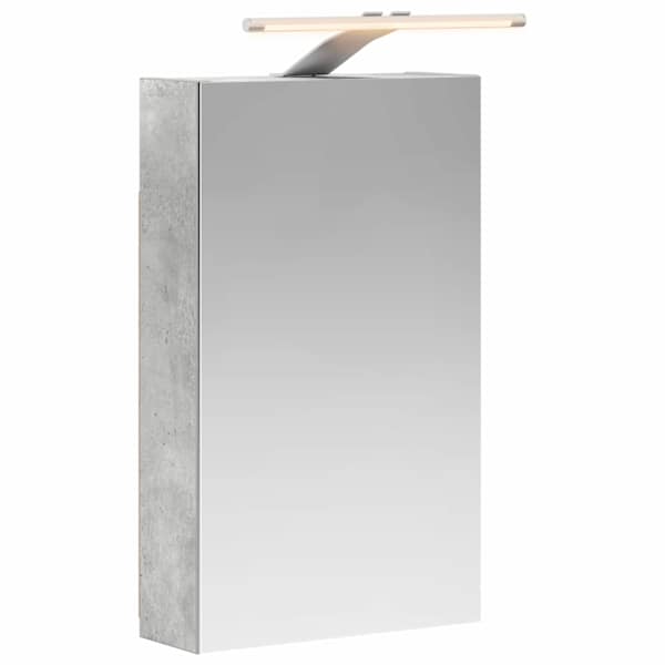 Vannitoa peeglikapp Betoonhall 30 × 10,5 × 50 cm Tehispuit