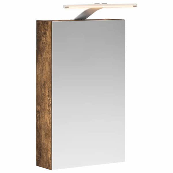 Vannitoa peeglikapp Suitsetatud tamm 30 × 10,5 × 50 cm