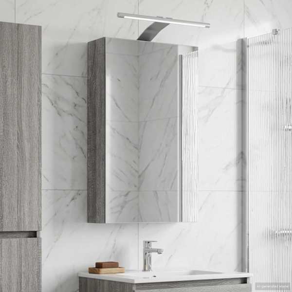 Vannitoa peeglikapp Hall Sonoma 30 × 10,5 × 50 cm Tehispuit