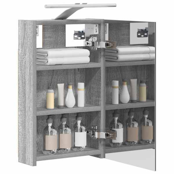 Vannitoa peeglikapp Hall Sonoma 30 × 10,5 × 50 cm Tehispuit
