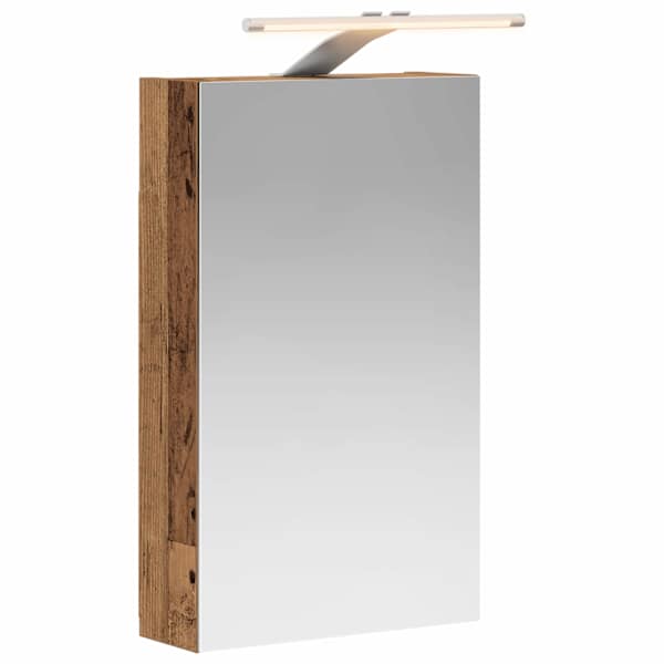 Vannitoa peeglikapp Vana puit 30 × 10,5 × 50 cm Tehispuit